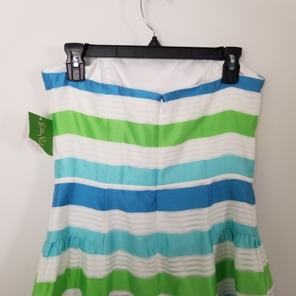 Lilly Pulitzer Jordan Sleeveless Mini Striped Dress A-Line - Picture 3 of 7